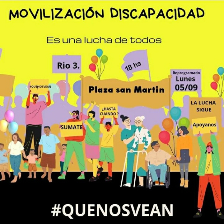 EL COLECTIVO DE DISCAPACIDAD MARCHA HOY POR LAS CALLES C&Eacute;NTRICAS