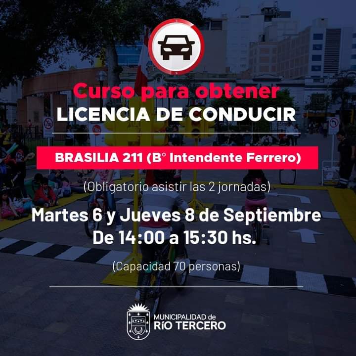 CURSOS PARA OBTENER LA LICENCIA DE CONDUCIR EN BARRIO INTENDENTE FERRERO