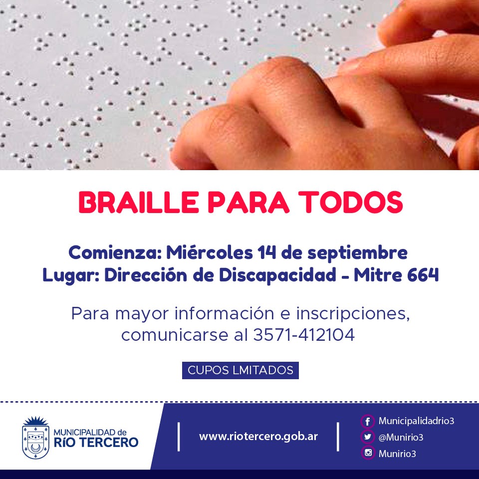 INTRODUCCI&Oacute;N AL SISTEMA BRAILLE 