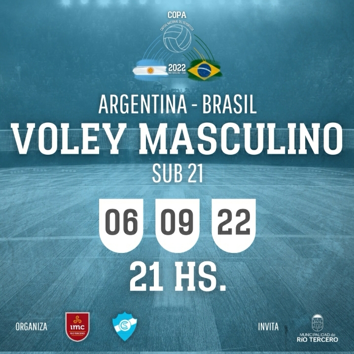 CUENTA REGRESIVA PARA EL PARTIDO DE VOLEY ENTRE ARGENTINA Y BRASIL