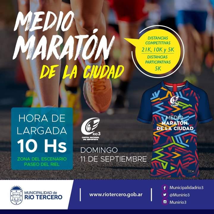 CON MAS DE 300 INSCRIPTOS SE REALIZAR&Aacute; EL DOMINGO LA MEDIA MARAT&Oacute;N