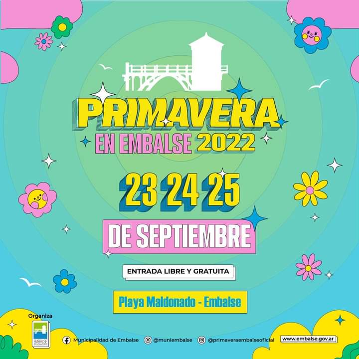 EMBALSE YA PALPITA LA GRAN FIESTA DE LA PRIMAVERA