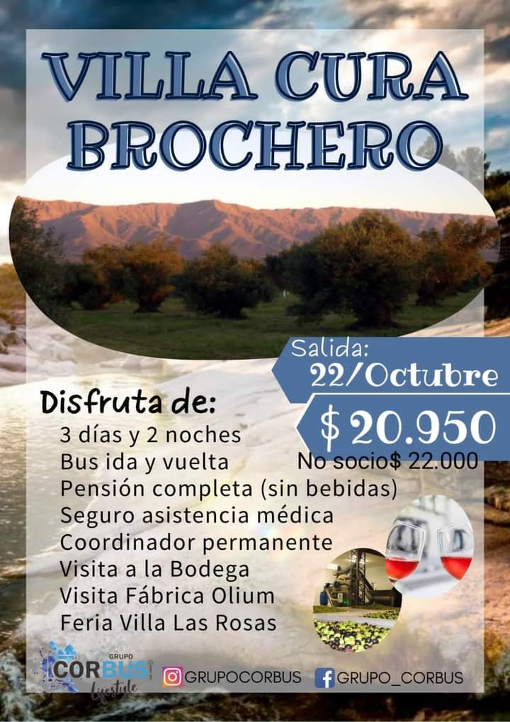 ESPACIO DEL CIRCULO DE JUBILADOS Y PENSIONADOS R&Iacute;O TERCERO JUEVES 22 DE SEPTIEMBRE