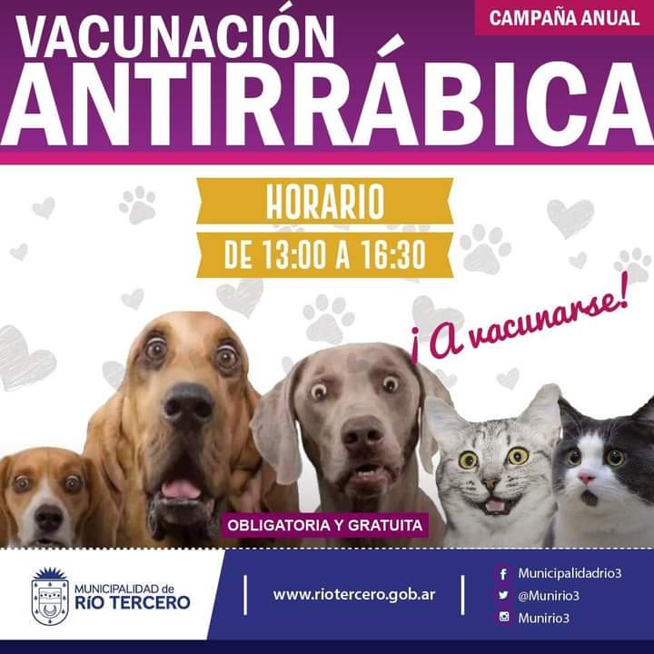 CAMPA&Ntilde;A ANUAL DE VACUNACI&Oacute;N ANTIRR&Aacute;BICA