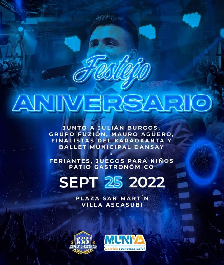 Este domingo 25 de septiembre, con un gran desfile c&iacute;vico-militar, Villa Ascasubi celebra 133 a&ntilde;os de historia.