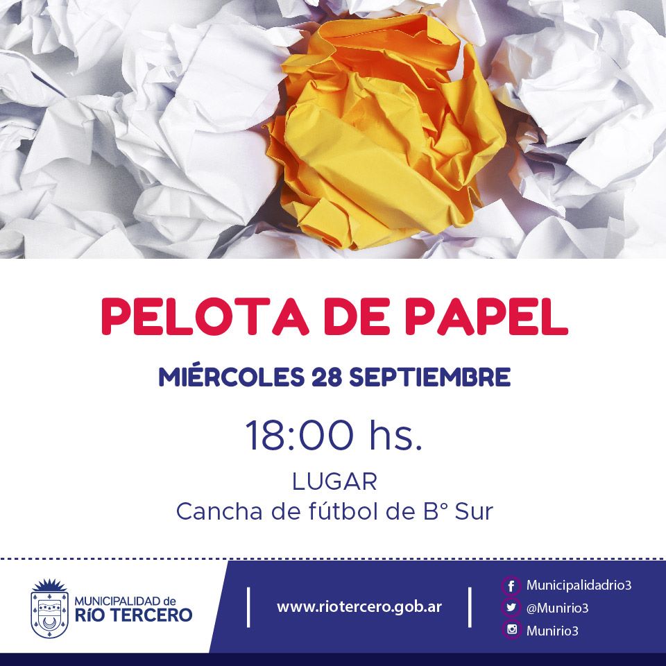 PELOTA DE PAPEL