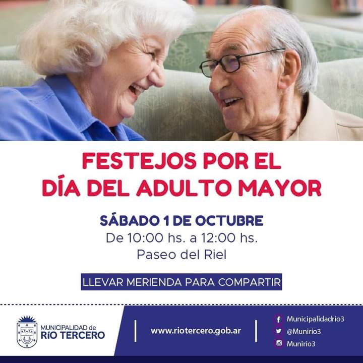 EL S&Aacute;BADO SE REALIZAN LOS FESTEJOS POR EL D&Iacute;A DEL ADULTO MAYOR