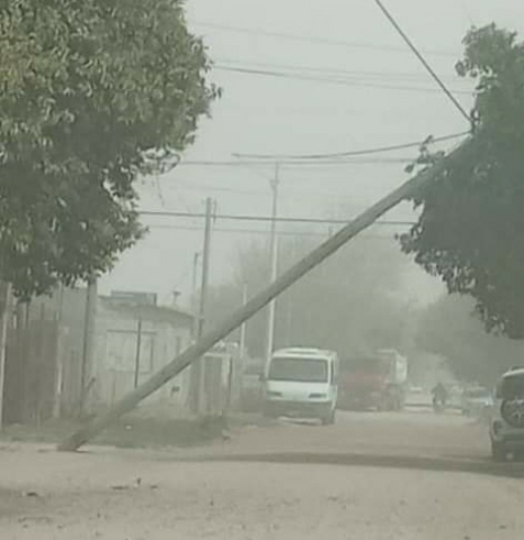 MIGUEL CANUTO: LAS R&Aacute;FAGAS LLEGARON A 75 KM POR HORA
