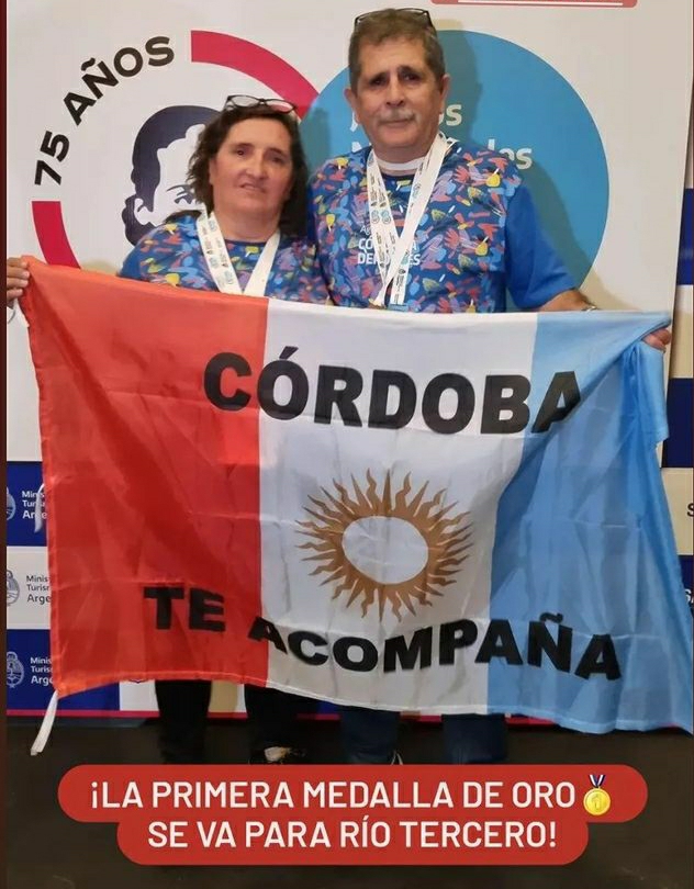 C&Oacute;RDOBA OBTUVO SU PRIMER MEDALLA DORADA EN LOS JUEGOS EVITA DE LA MANO DE DOS RIOTERCERENSES