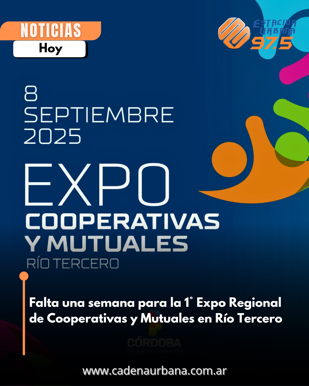 Falta una semana para la 1° Expo Regional de Cooperativas y Mutuales en Río Tercero 