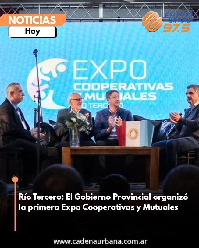 Río Tercero: El Gobierno Provincial organizó la primera Expo Cooperativas y Mutuales