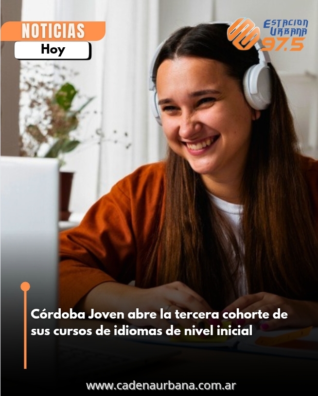Córdoba Joven abre la tercera cohorte de sus cursos de idiomas de nivel inicial