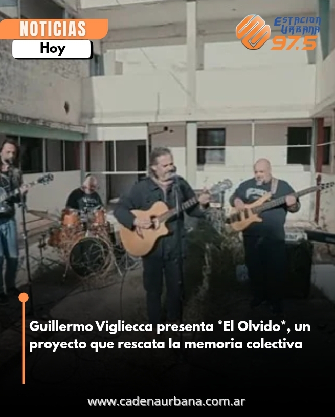 Guillermo Vigliecca presenta *El Olvido*, un proyecto que rescata la memoria colectiva