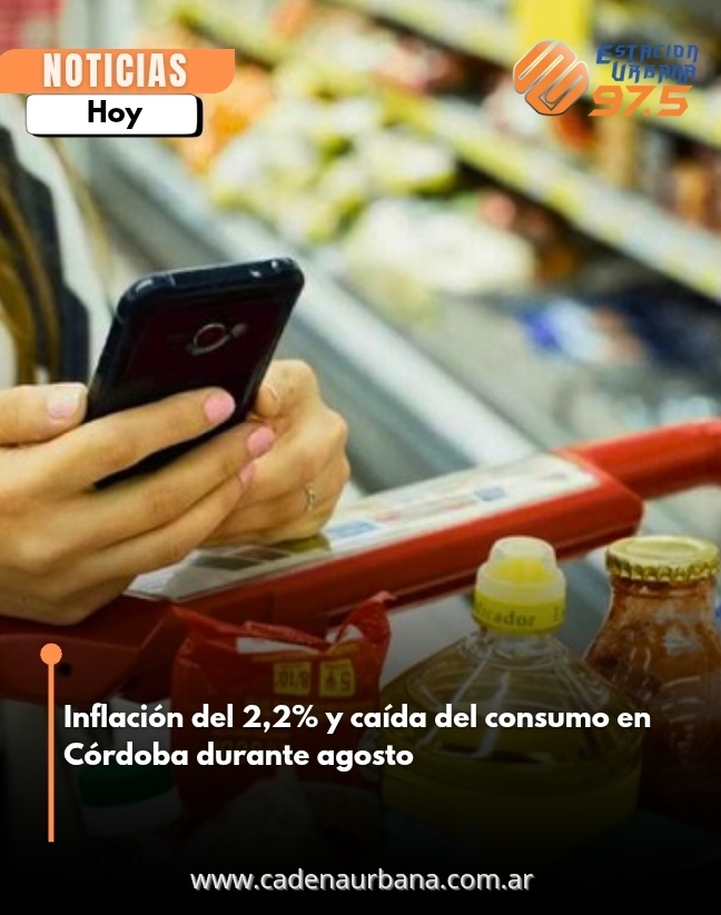 Inflación del 2,2% y caída del consumo en Córdoba durante agosto