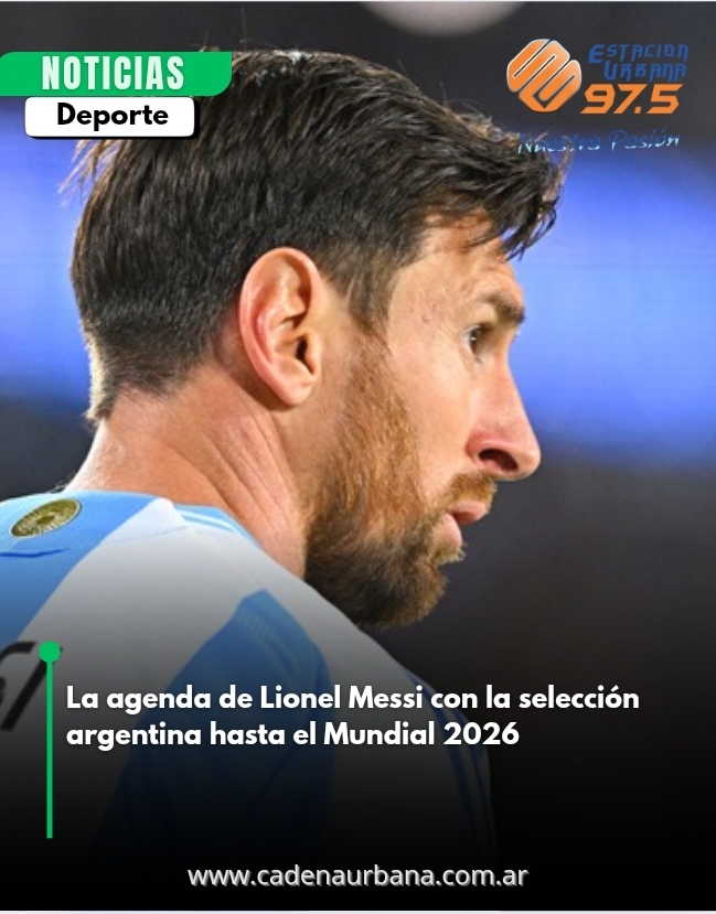 La agenda de Lionel Messi con la selección argentina hasta el Mundial 2026