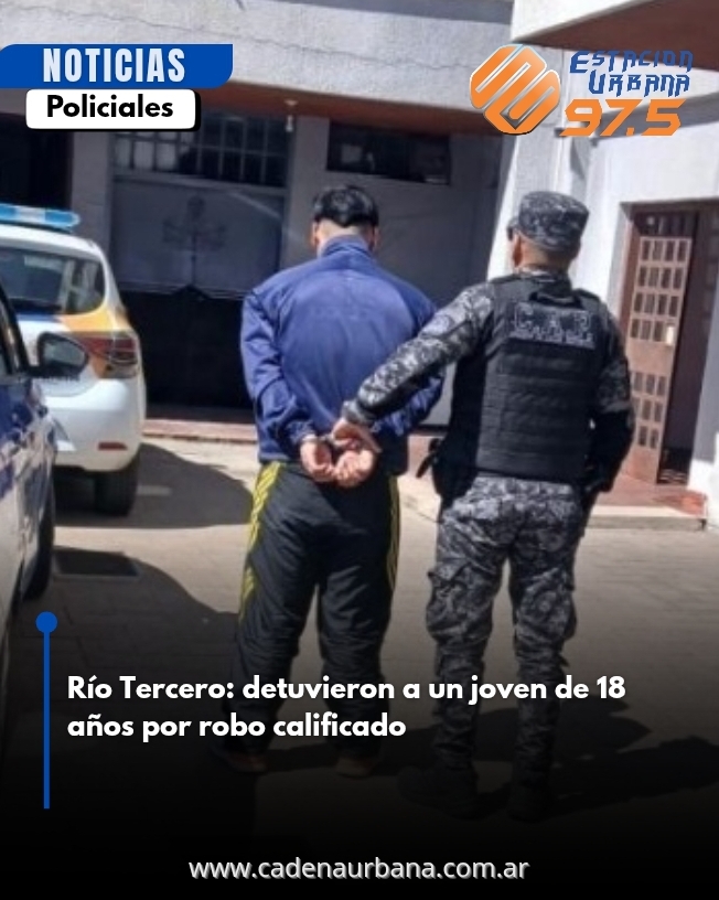 Parte policial: detuvieron a un joven de 18 años por robo calificado