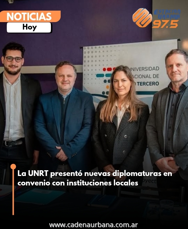 La UNRT presentó nuevas diplomaturas en convenio con instituciones locales
