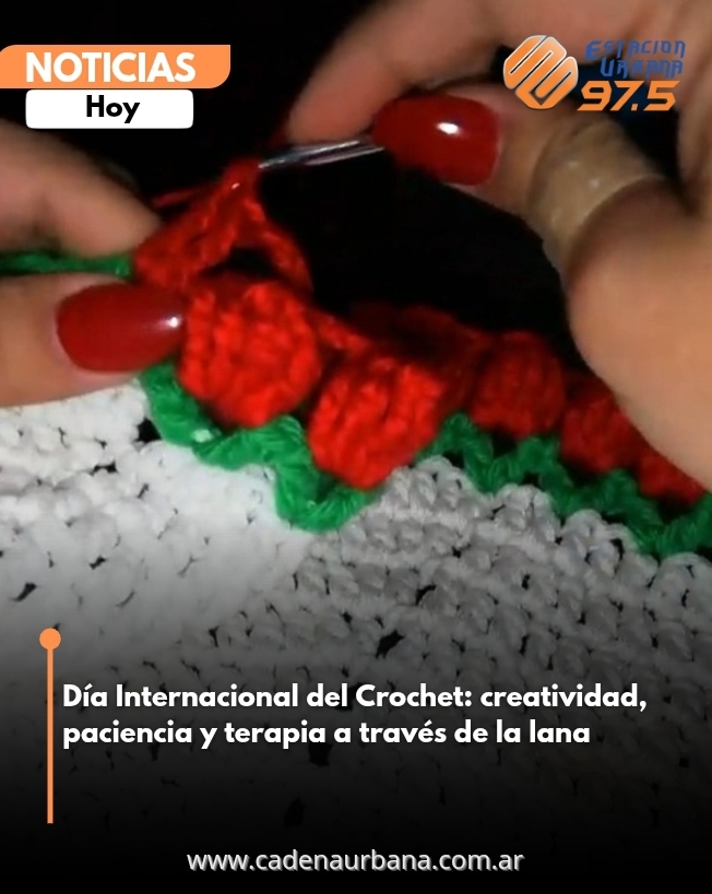 Día Internacional del Crochet: creatividad, paciencia y terapia a través de la lana