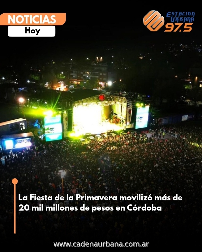 La Fiesta de la Primavera movilizó más de 20 mil millones de pesos en Córdoba