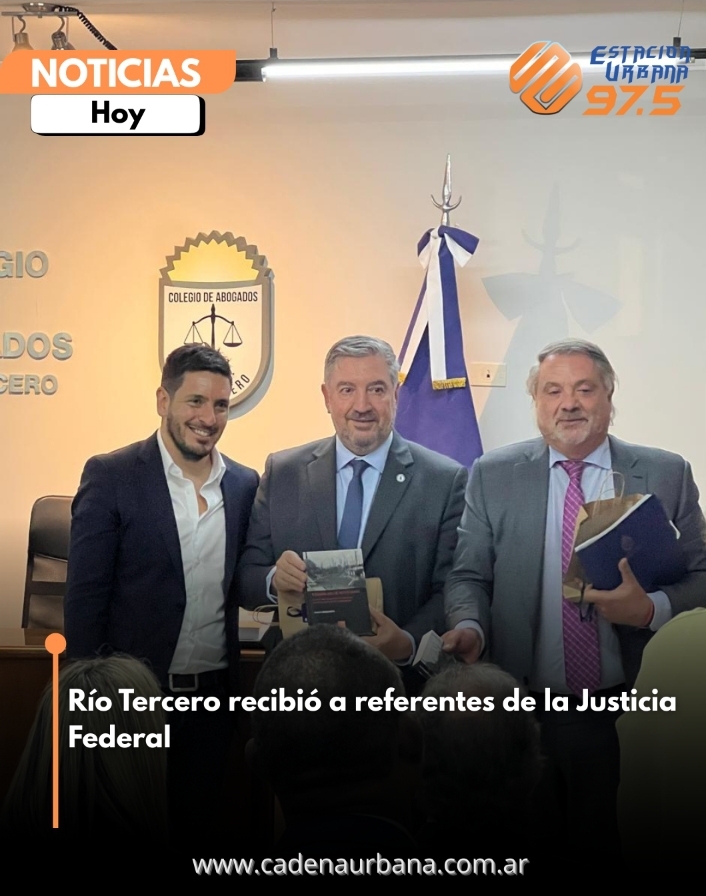 Río Tercero recibió a referentes de la Justicia Federal