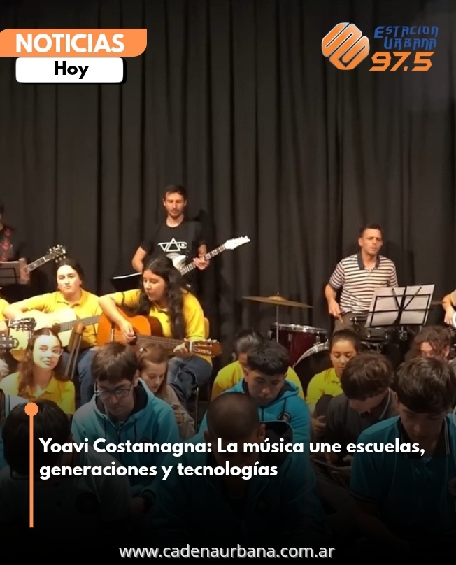 Yoavi Costamagna: La música une escuelas, generaciones y tecnologías en Río Tercero