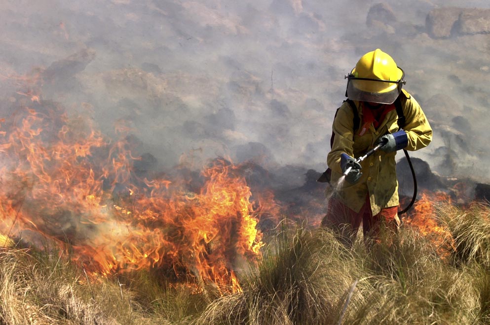 TRAS DOS SEMANAS DE FUEGO ACTIVO LA LUCHA DE BOMBEROS CONTIN&Uacute;A