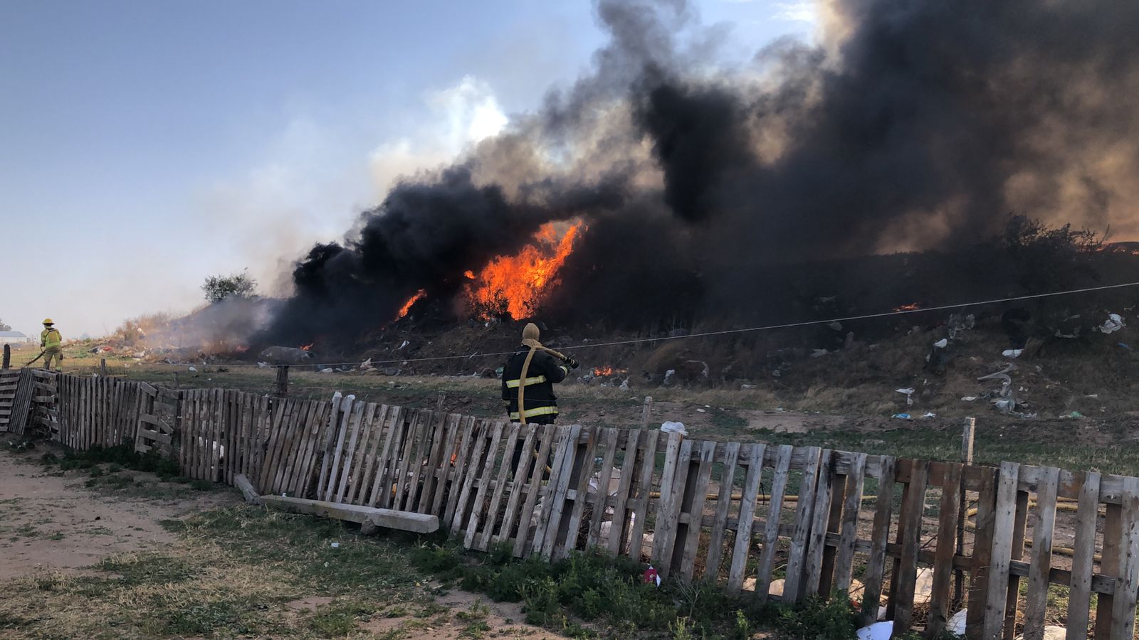ABEL DOM&Iacute;NGUEZ: EL INCENDIO DEL BASURAL FUE BASTANTE COMPLEJO 