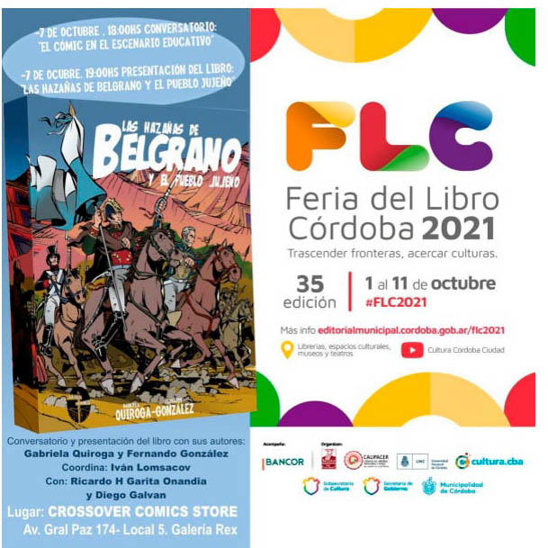 NOTICIAS + IVA: PRESENTAR&Aacute;N LIBRO DE COMICS EN HOMENAJE A MANUEL BELGRANO 