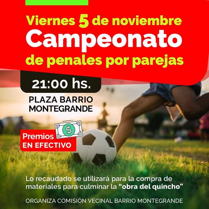 LA COMISI&Oacute;N DE BARRIO MONTEGRANDE REALIZA UN CAMPEONATO DE PENALES 