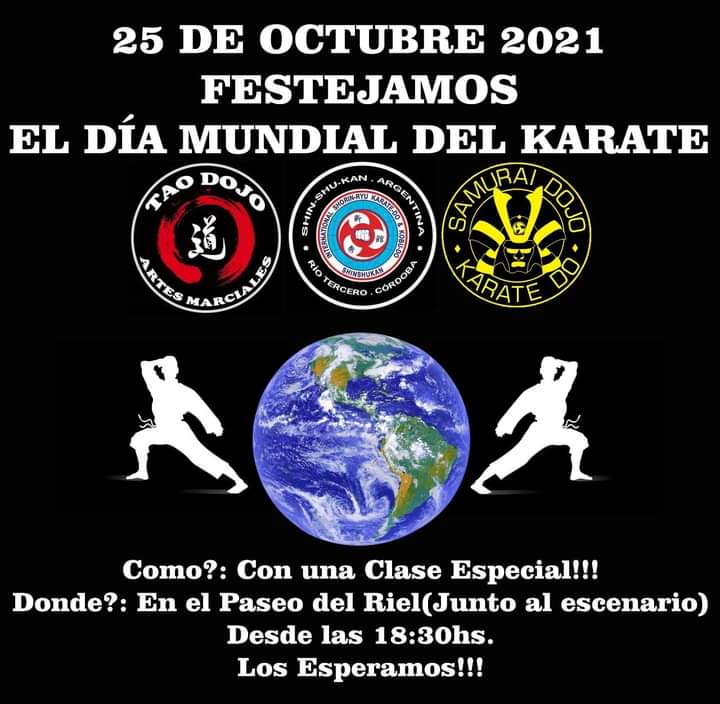D&Iacute;A MUNDIAL DEL KARATE SE REALIZAR&Aacute; UNA CLASE ESPECIAL EN EL PASEO DEL RIEL