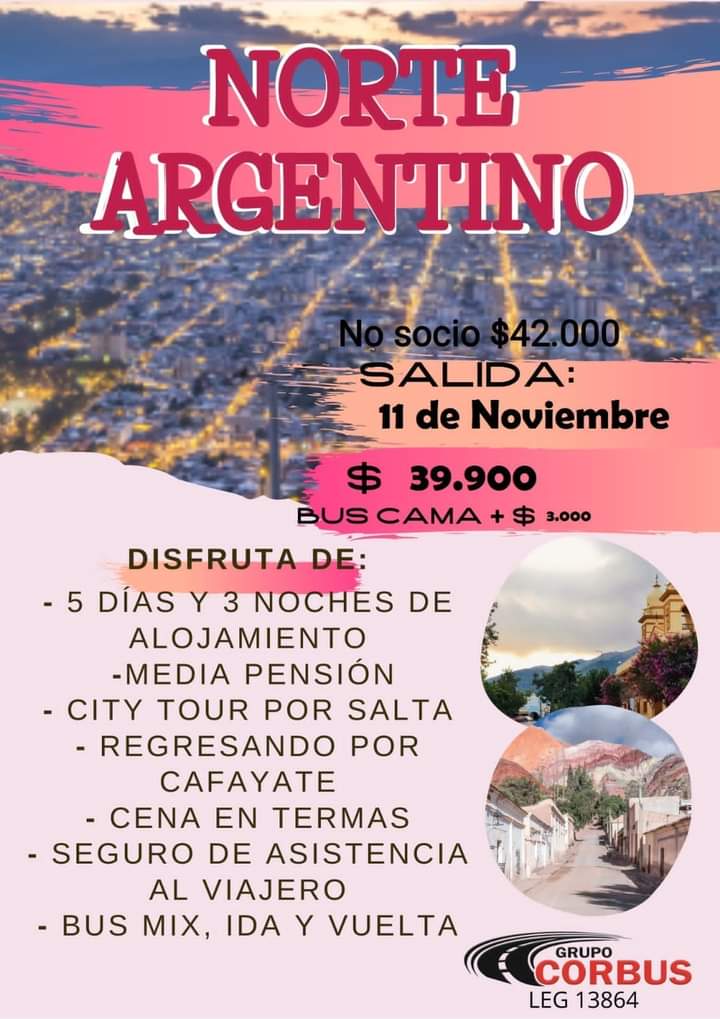 ESPACIO DEL CIRCULO DE JUBILADOS Y PENSIONADOS R&Iacute;O TERCERO JUEVES 6 DE OCTUBRE