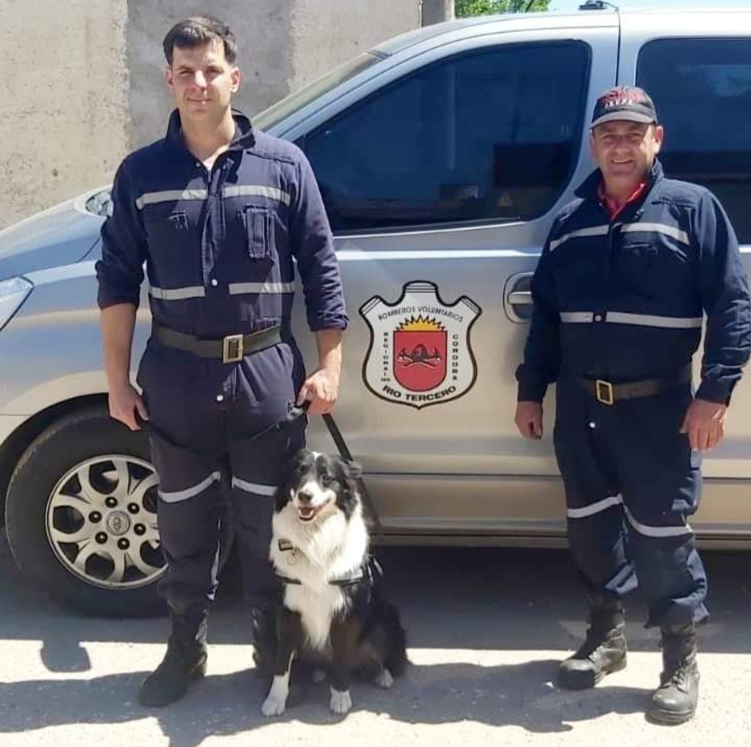 BERROTARAN: BOMBEROS DE R&Iacute;O TERCERO K9 PARTICIPARON EN LA B&Uacute;SQUEDA, ENCONTRANDO EL CUERPO