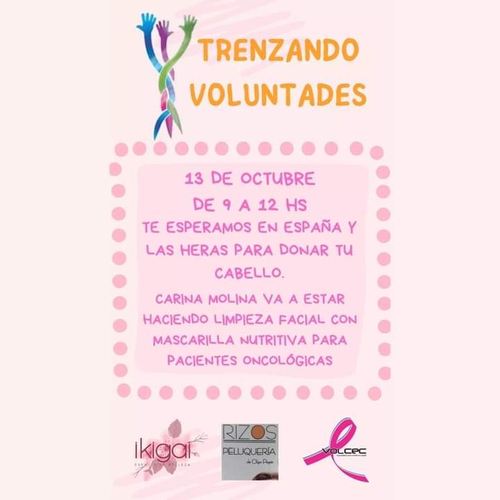 *TRENZANDO VOLUNTADES*: COMENZARON LAS ACTIVIDADES EN VOLCEC POR EL OCTUBRE ROSA