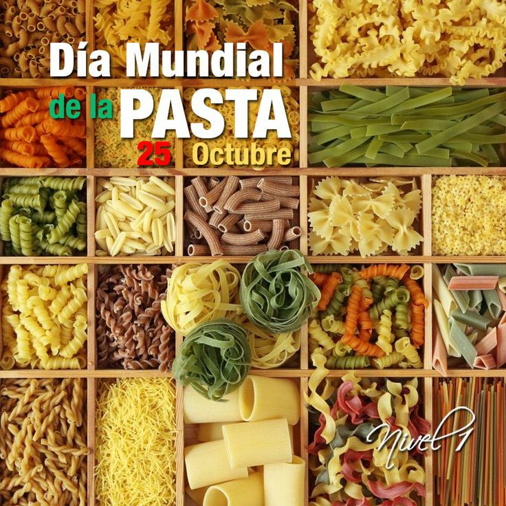 LAS PASTAS: FUENTE DE ENERG&Iacute;A ABSOLUTAMENTE NECESARIA