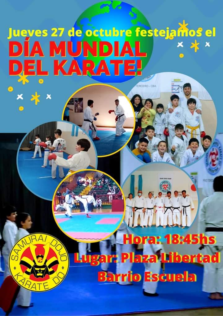 D&Iacute;A MUNDIAL DEL KARATE: MUESTRA AL AIRE LIBRE DE SAMURAI DOJO