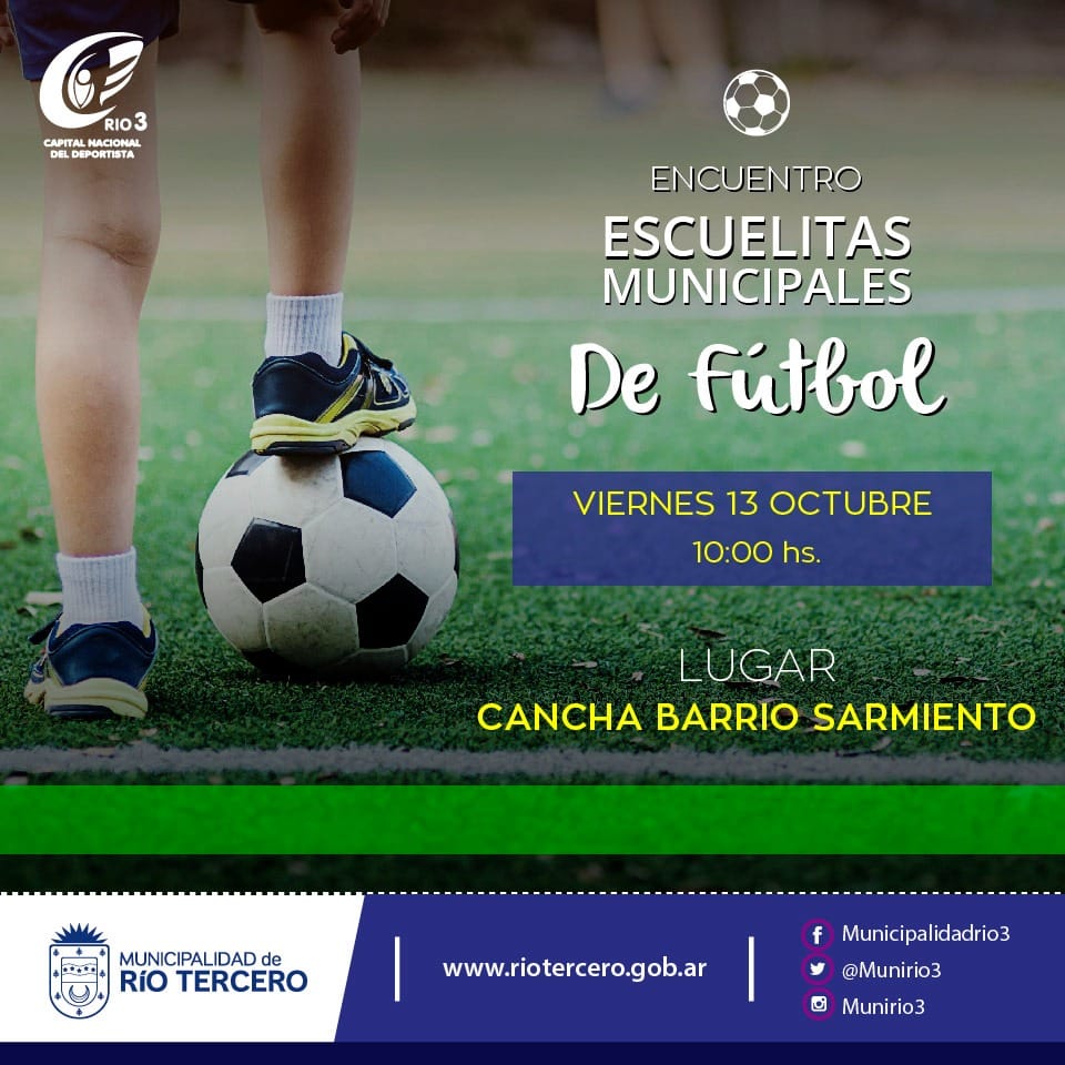 EL MUNICIPIO CONTIN&Uacute;A CON LOS ENCUENTROS DE LAS ESCUELITAS DE F&Uacute;TBOL