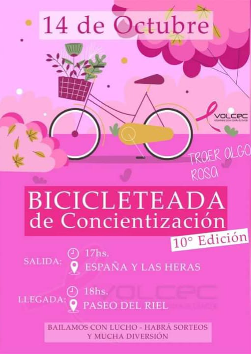 LLEGA ESTE S&Aacute;BADO LA D&Eacute;CIMA EDICI&Oacute;N DE LA BICICLETEADA DE VOLCEC