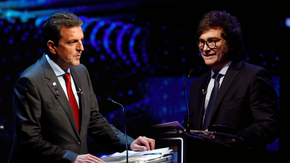 NOTICIAS + IVA : HABR&Aacute; BALOTAJE ENTRE MASSA Y MILEI 