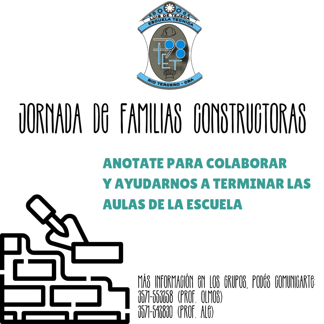 EL IPET 98 REALIZA LA CAMPA&Ntilde;A DEL LADRILLO SOLIDARIO PARA CONSTRUIR DOS NUEVAS AULAS