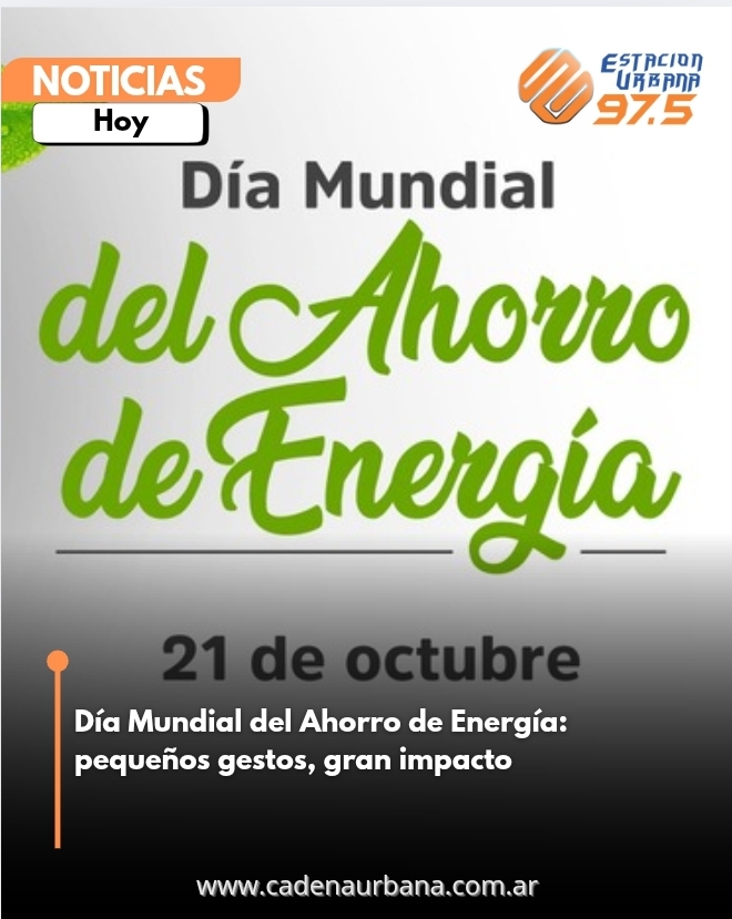 Día Mundial del Ahorro de Energía: hábitos simples que marcan la diferencia