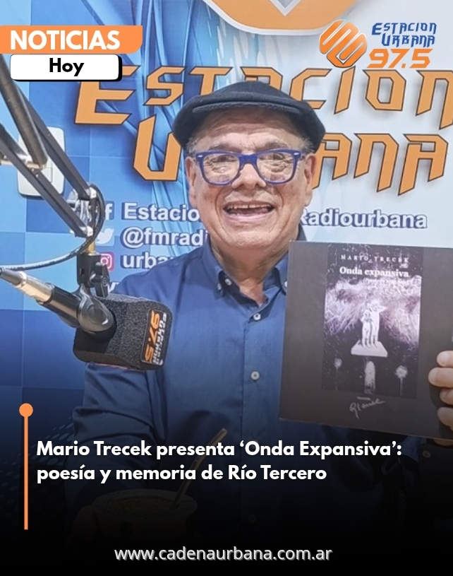Mario Trecek presenta su nueva obra Onda Expansiva en Río Tercero