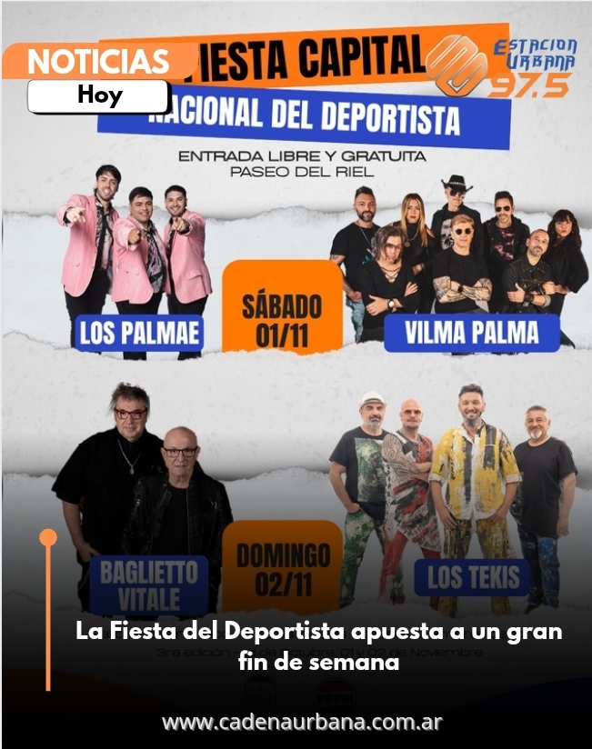 Disfrutar, comer y celebrar: la Fiesta del Deportista apuesta a un gran fin de semana