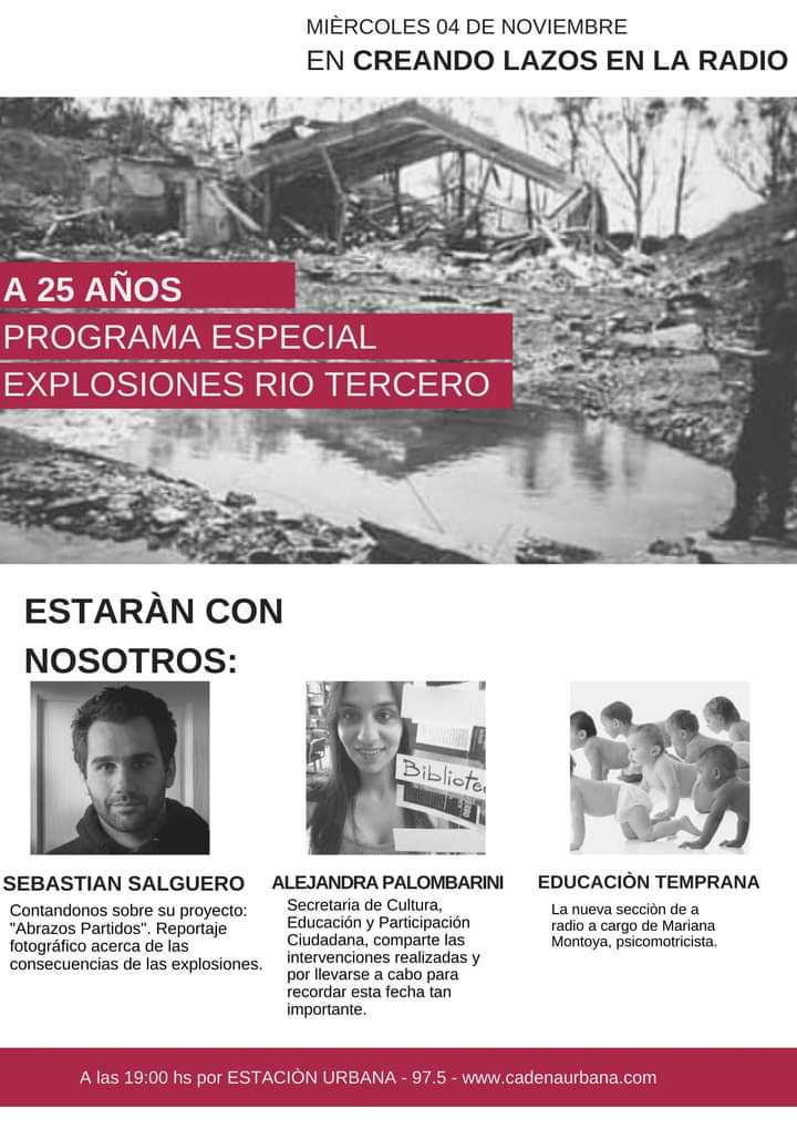 CREANDO LAZOS EN LA RADIO MI&Eacute;RCOLES 4 DE NOVIEMBRE  