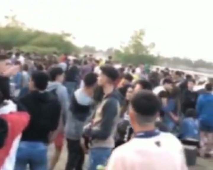 Subcomisario Claudio Arg&uuml;ello (Almafuerte): El personal policial advirti&oacute; a los j&oacute;venes que estaban presentes, pero hicieron caso omiso