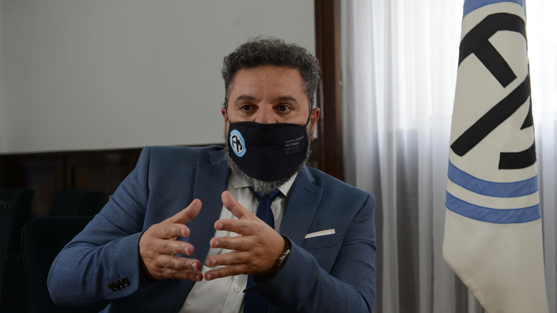 Iv&aacute;n Durigon (Presidente de Fabricaciones Militares Sociedad del Estado)"Estamos trabajando con el director de la F&aacute;brica en la reincorporaci&oacute;n de m&aacute;s trabajadores" 