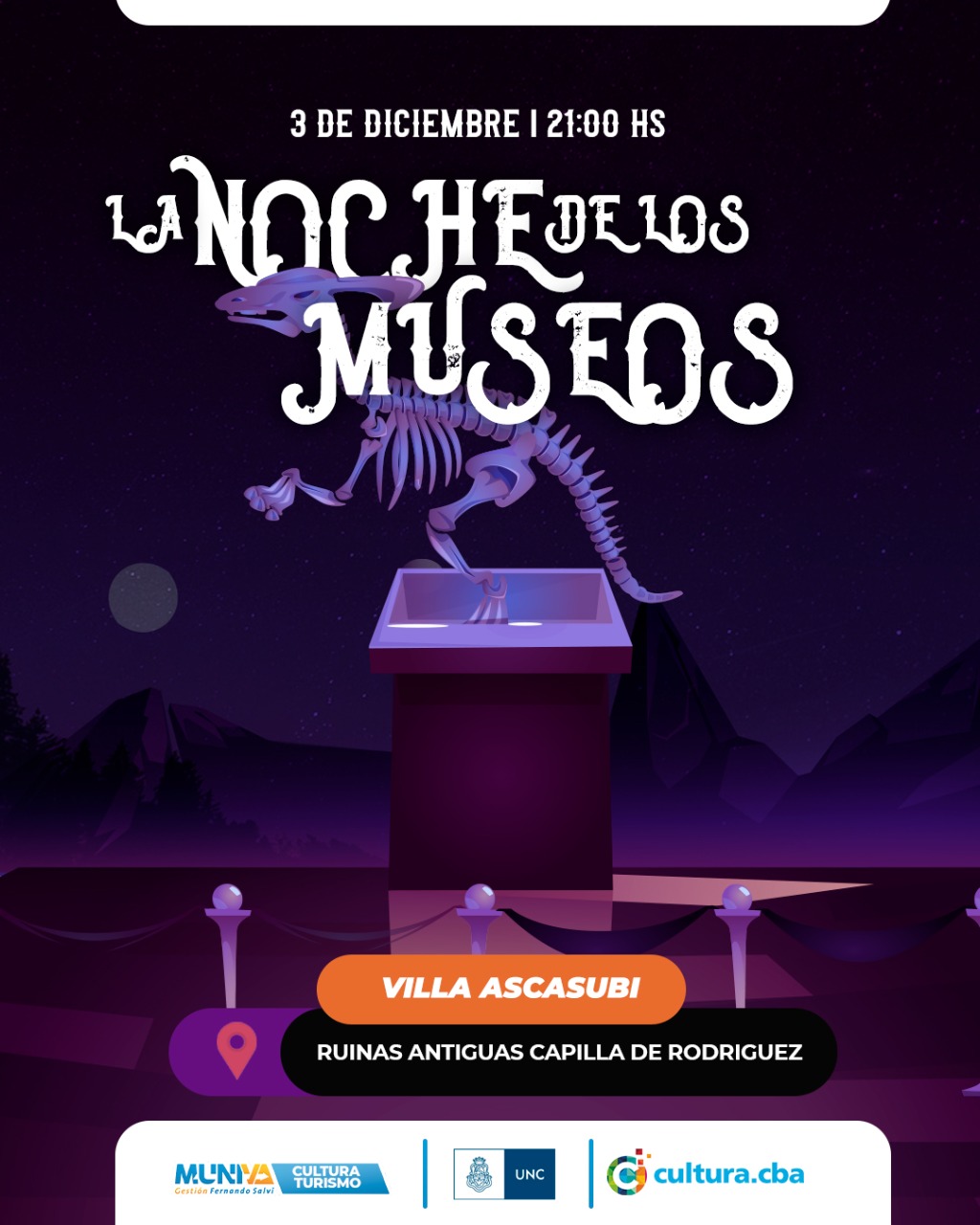 POR PRIMERA VEZ VILLA ASCASUBI SE SUMA A LA NOCHE DE LOS MUSEOS