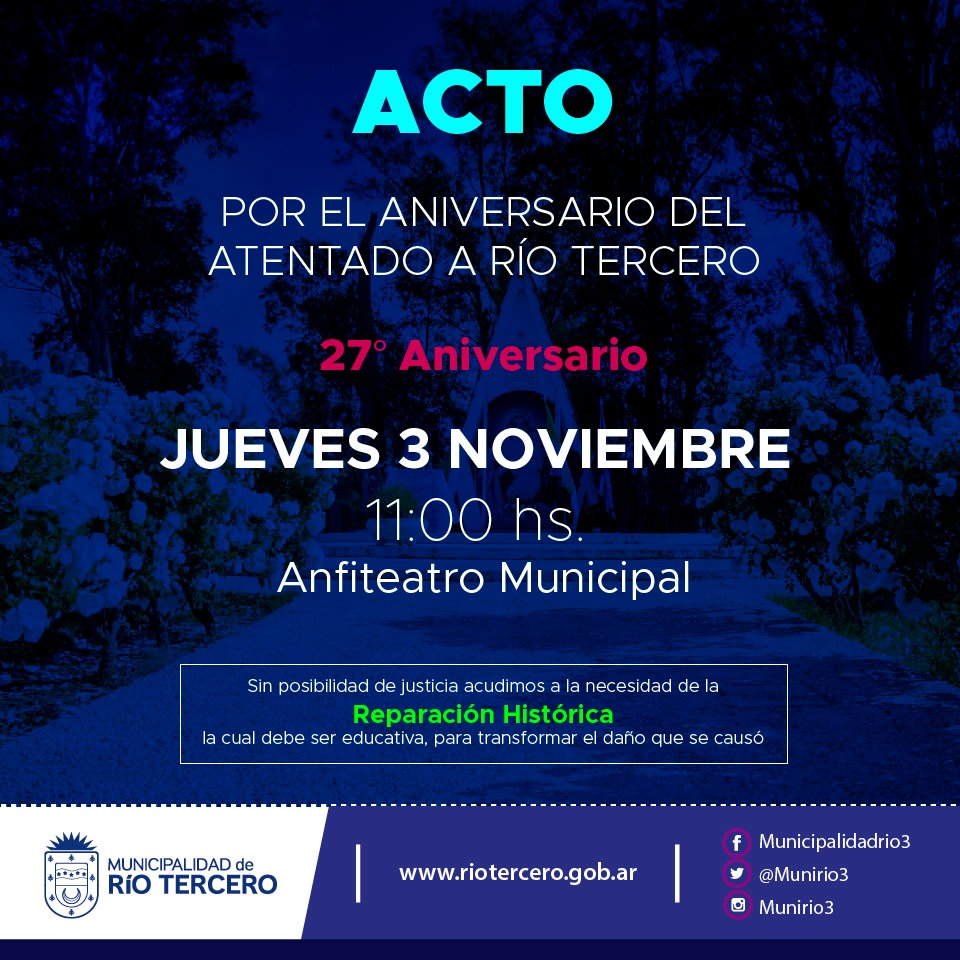 BONZANO NOS HABL&Oacute; DE LA REPARACI&Oacute;N HIST&Oacute;RICA Y LAS ACTIVIDADES POR EL 3 DE NOVIEMBRE