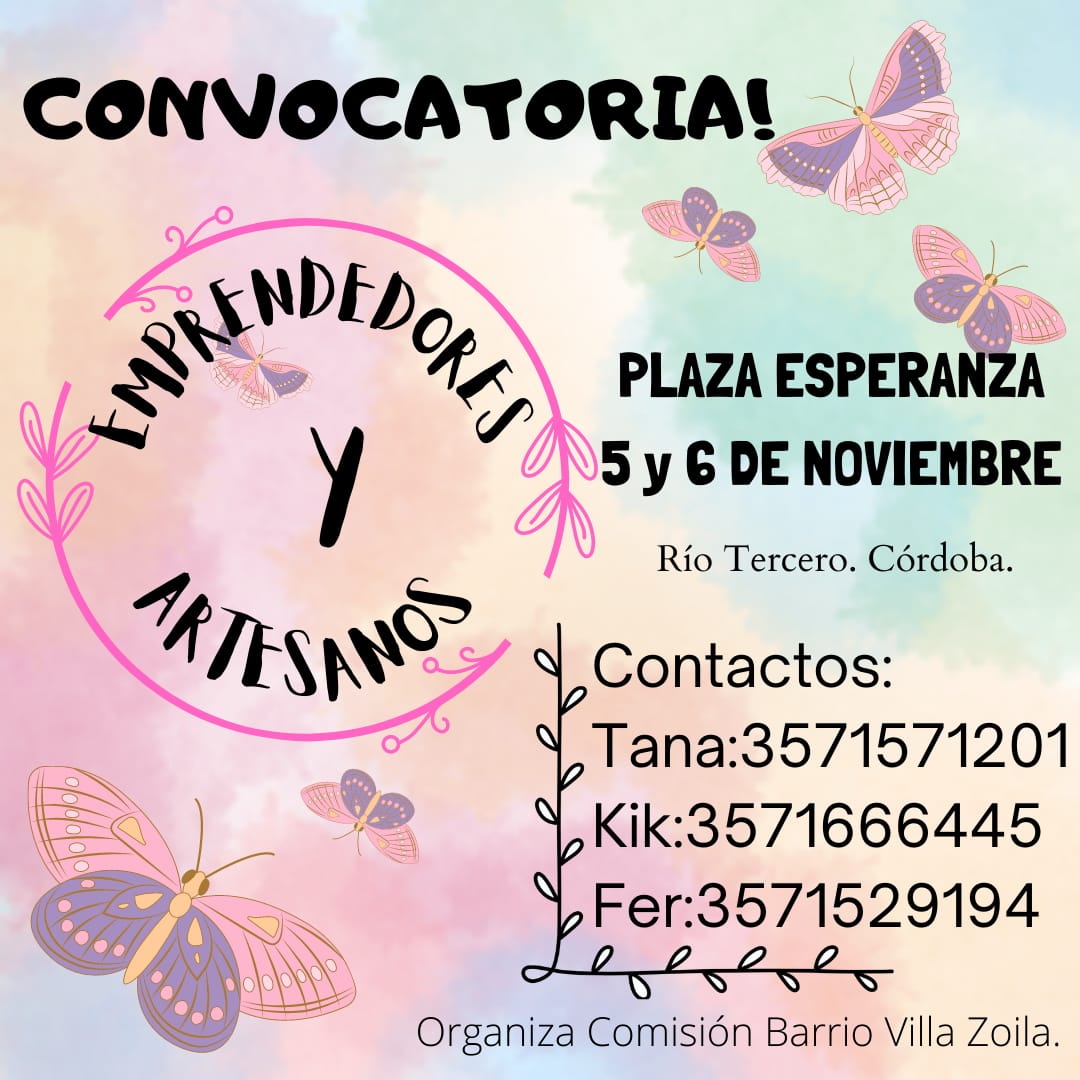 PLAZA ESPERANZA: FERIA DE ARTESANOS Y EMPRENDEDORES CON SERVICIO DE BUFFET DE APAHUD