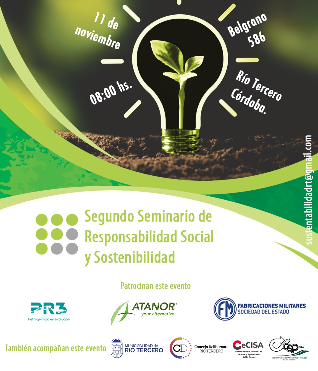 SEGUNDO SEMINARIO DE SOSTENIBILIDAD Y RESPONSABILIDAD SOCIAL