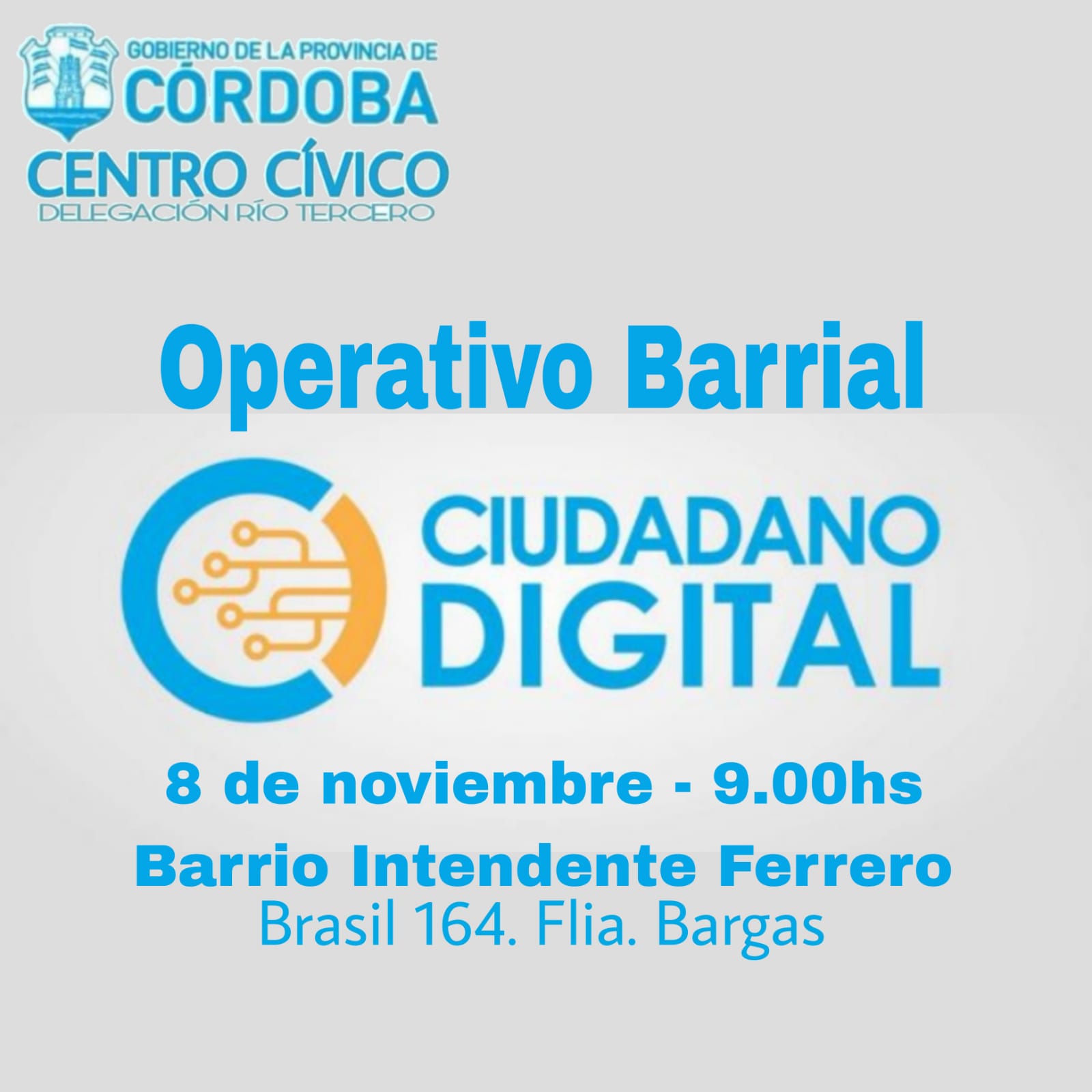 EL CENTRO C&Iacute;VICO REALIZA OPERATIVOS EN LOS BARRIOS